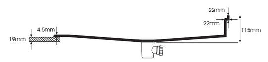 Level access shower tray installation diagram