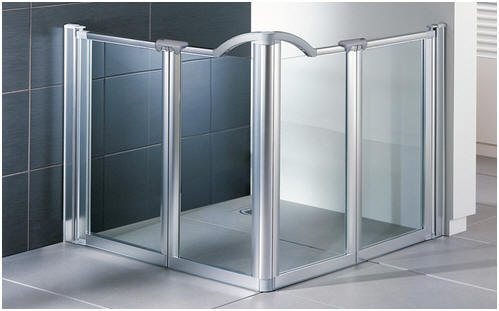 EASA half height shower doors