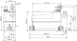 Grundfos Sololift 2 C-3 Technical drawing