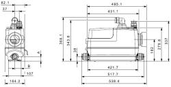 Grundfos Sololift 2 CWC-3 technical drawing
