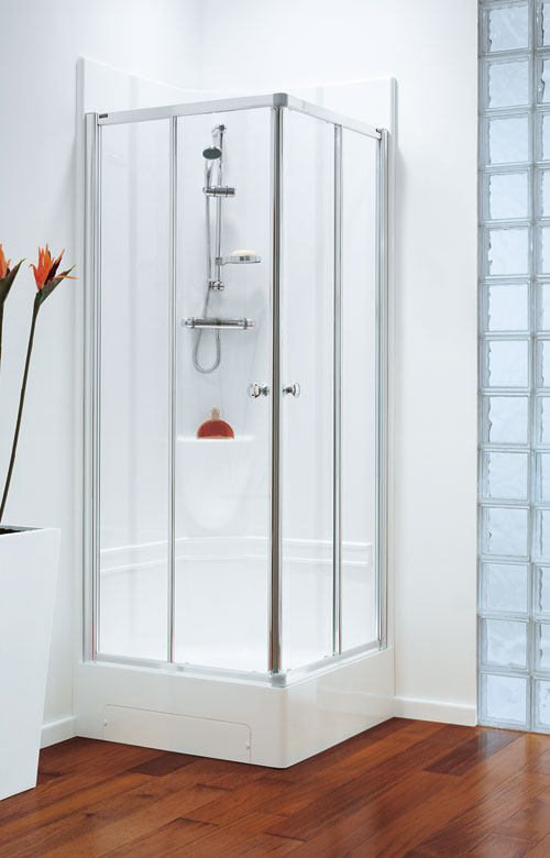 Coram 800mm Corner Leak Free Shower Pod X One Piece Coram 800mm Corner Leak Free Shower Pod
