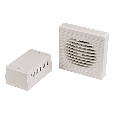 EXTRACTOR FAN FOR TOILET/BATHROOM WITH HUMIDISTAT, PULL CORD