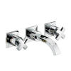 Bristan Moloko wall mounted 3 hole bath mixer tap