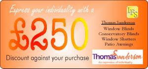Free Offer from Thomas Sanderson - 250 discount against purchase