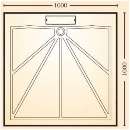 Mendip low level shower tray MD2