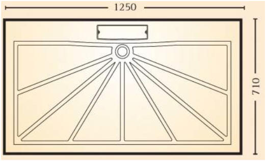 Mendip low level shower tray MD3