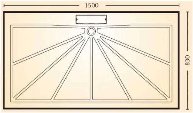 Mendip low level shower tray MD6