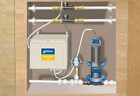 Dry Dec 20 wet room floor waste water pump kit