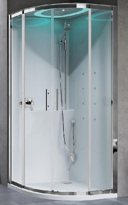 Novellini EON R quadrant shower pod