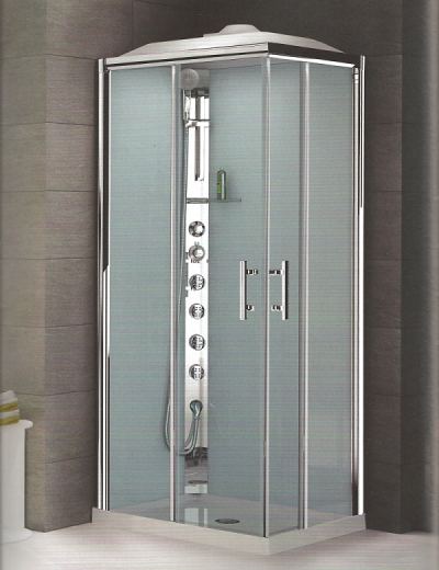 Novellini shower pods. Complete one-piece leak free shower enclosures.