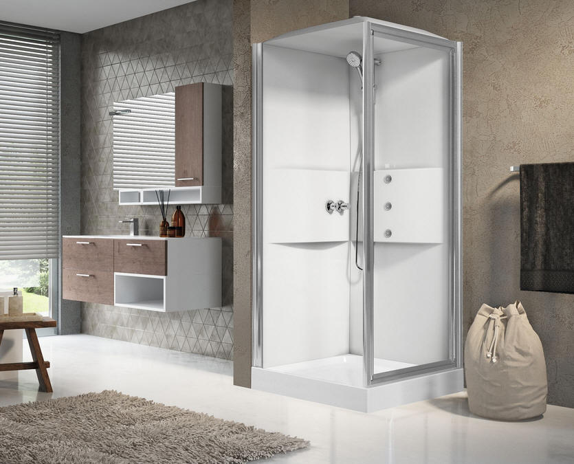 Novellin MEDIA 2.0 Pivot door shower pod