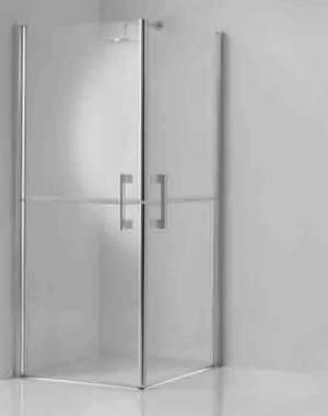 Novellini FREE FRESCO Corner entry corner shower enclosure with twin stable style doors