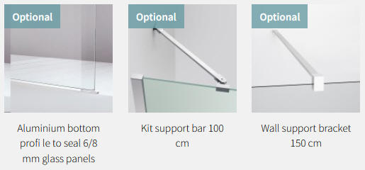 KUADRA H Support bar and trim options 1
