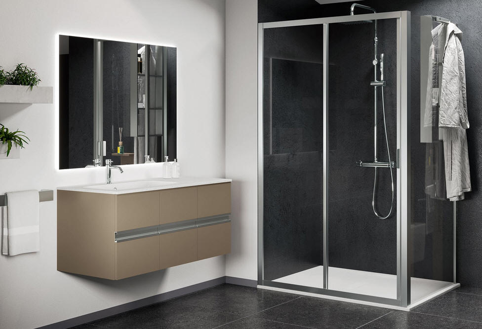 Novellini LUNES 2.0 2P (1) - sliding door shower enclosure. 2021