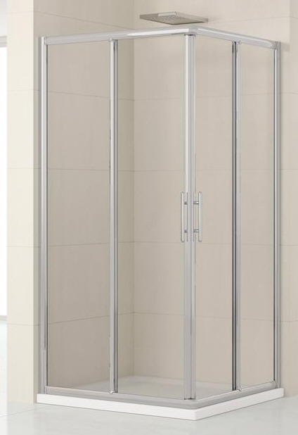 Novellini LUNES corner entry corner shower