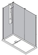 Standard shower option for panel installation
