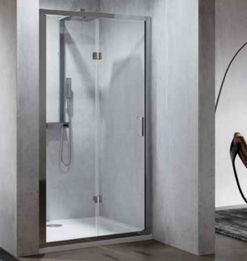 Novellini ZEPHYROS 2.0 S - Bi-folding shower door