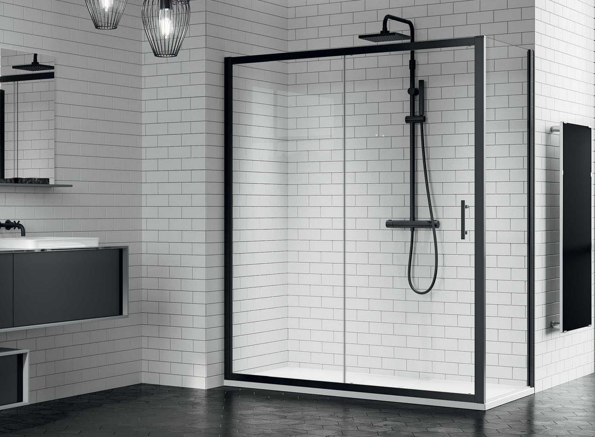 Novellini Zephyros 2P - Two part sliding shower door