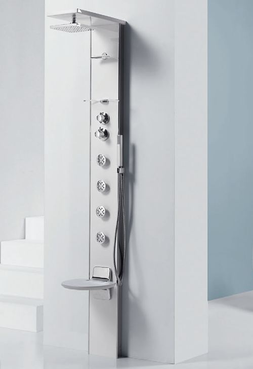 Novellini CASCATA 3 shower column with body jets and seat