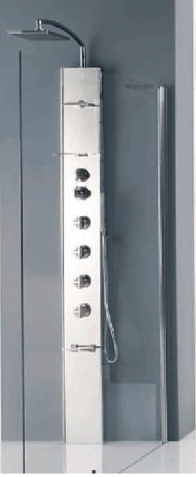 Novellini CASCATA 1 is available in a choice from 3 colours - Black, Silver and Mirror