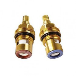 Replacement Quarter Turn (1/2" BSP) Tap Valves - 18 Teeth On Spline