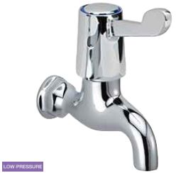 Lever operated bib tap