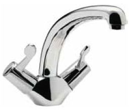 Dual flow mono sink mixer with 3" levers