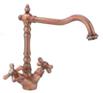 FRENCH CLASSIC mono sink mixer - copper plated