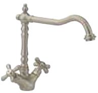 FRENCH CLASSIC mono sink mixer - pewter plated