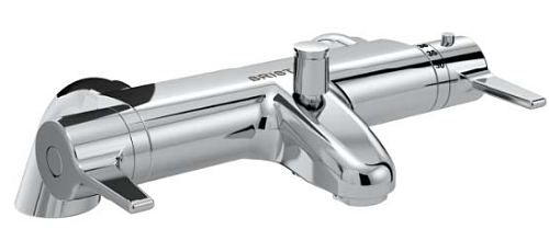 Design Utility thermostatic bath shower mixer with lever controls