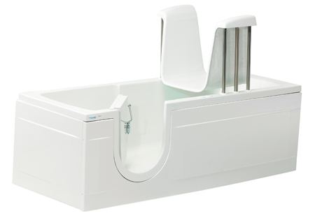 Montana full length wall in bath with lifting seat (left hand model shown)