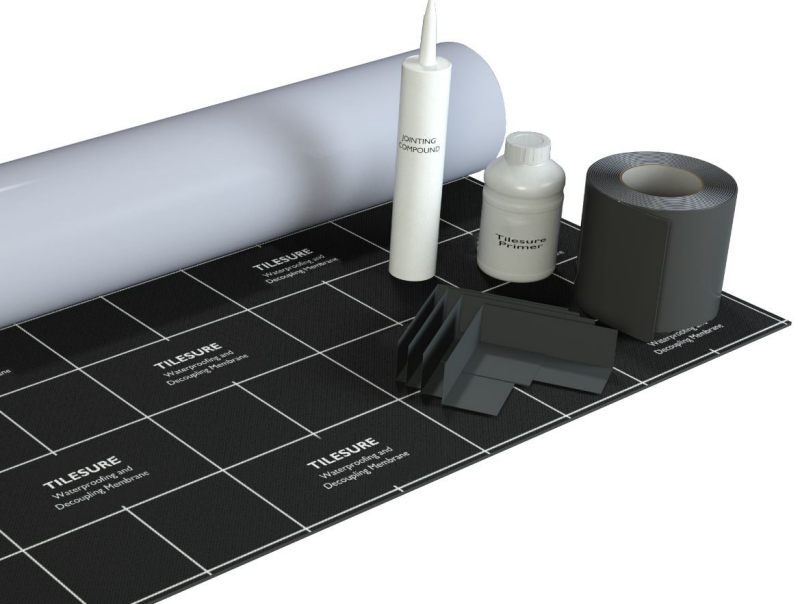 Tilesure tanking membrane kits for showers and wet rooms. Simply the best!