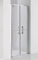 Saloon door shower enclosure to suit an alcove