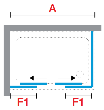 Novellini LUNES 2.0 2A diagram in corner