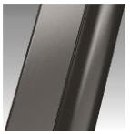 Brushed Black Chrome frame option