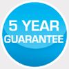 5 year guarantee